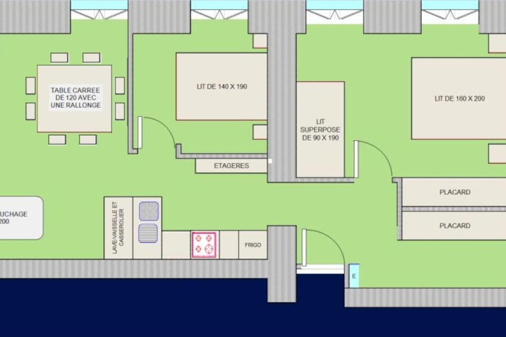 Appartement Familial T3 Avec Sauna 8 Personnes О-Бонн Екстер'єр фото
